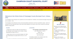 Desktop Screenshot of champaigncountymunicipalcourt.com